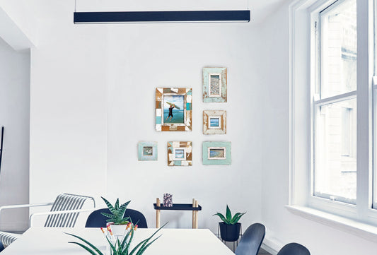 Beach Life | Composizione di 6 Cornici in Legno