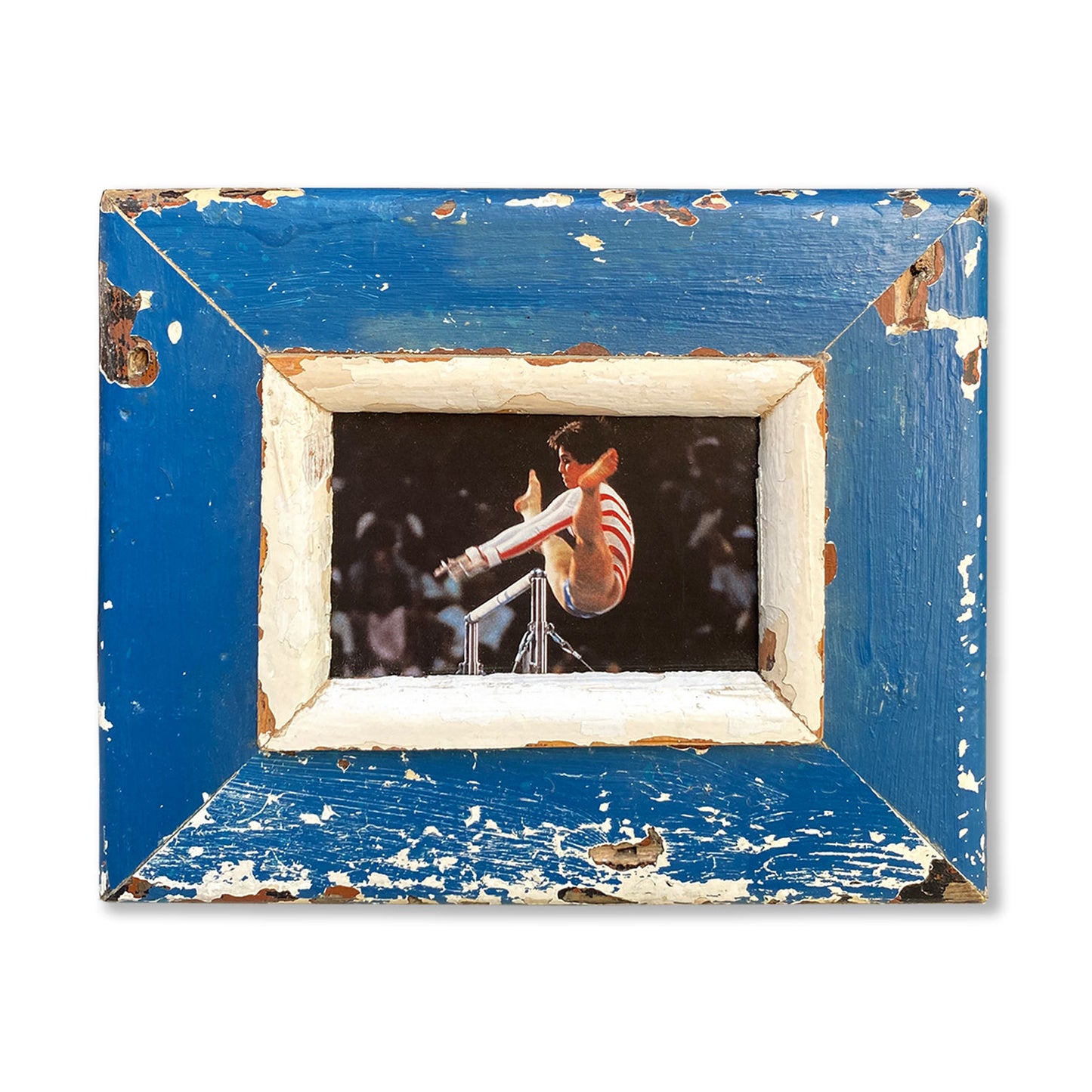 Porta foto blu rettangolare 10x15