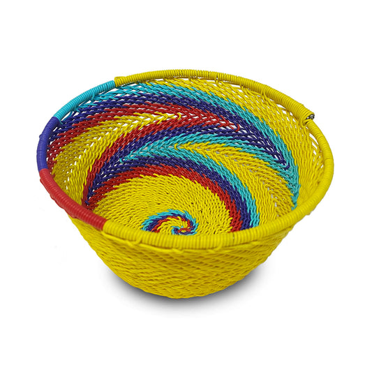 Ciotola in cavi del telefono multicolor