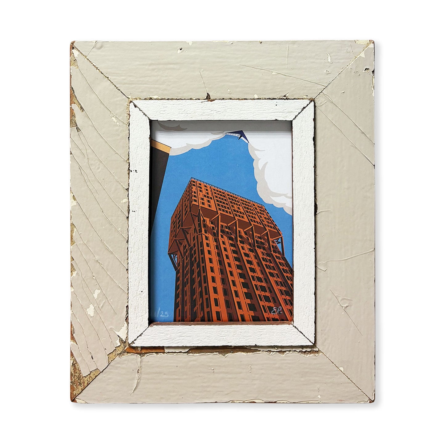 Cornice Regalo A5 con Illustrazione "Impossible Clouds 1" | Elisa Puglielli