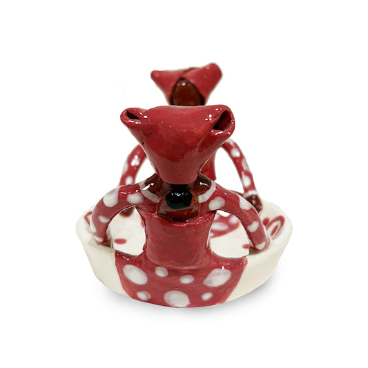 Ciotola in ceramica dipinta a mano in Africa