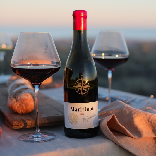 Vino blend rosso premiato Maritimo Simonsig