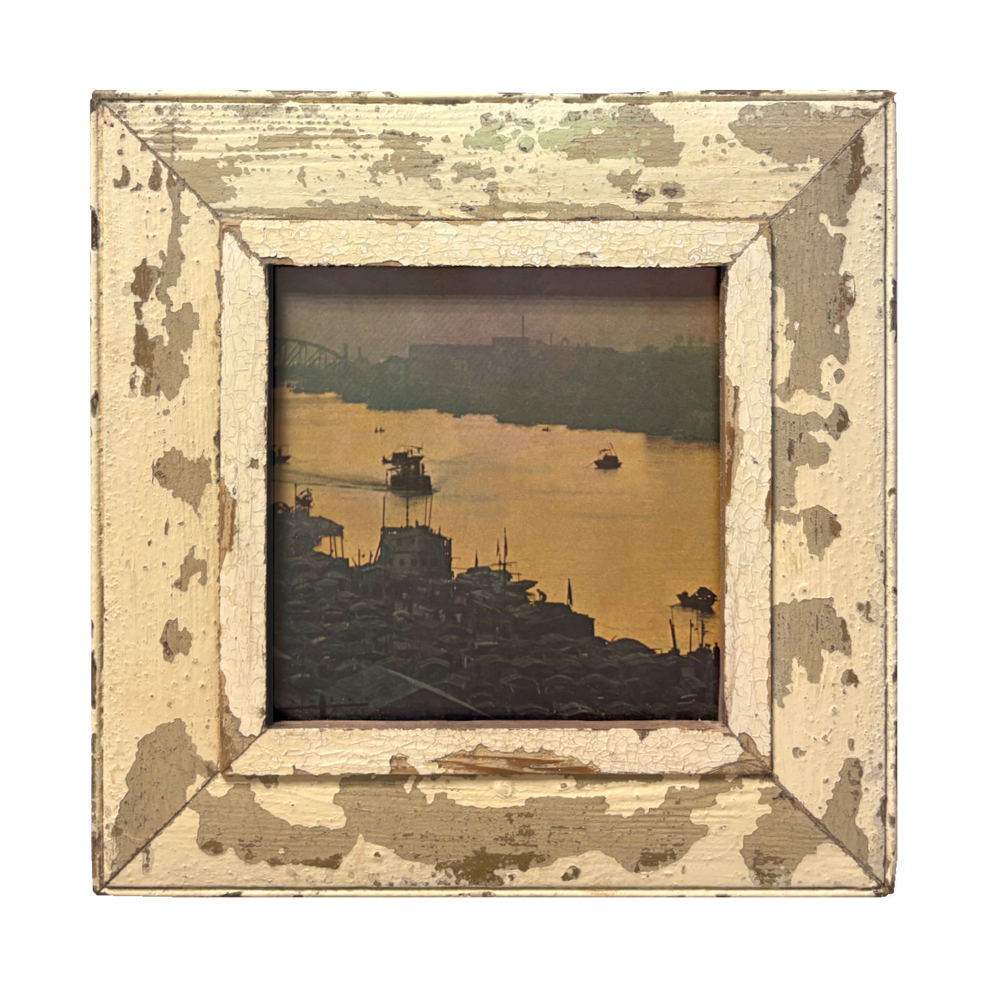 Cornice 34×34 cm in legno riciclato Cape Best