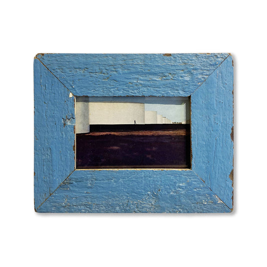 Cornice azzurra 10X15 con immagine a colori artistica