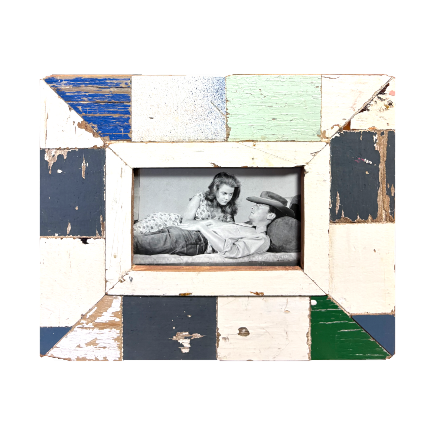 Cornice multicolore azzurra per stampe 10×15