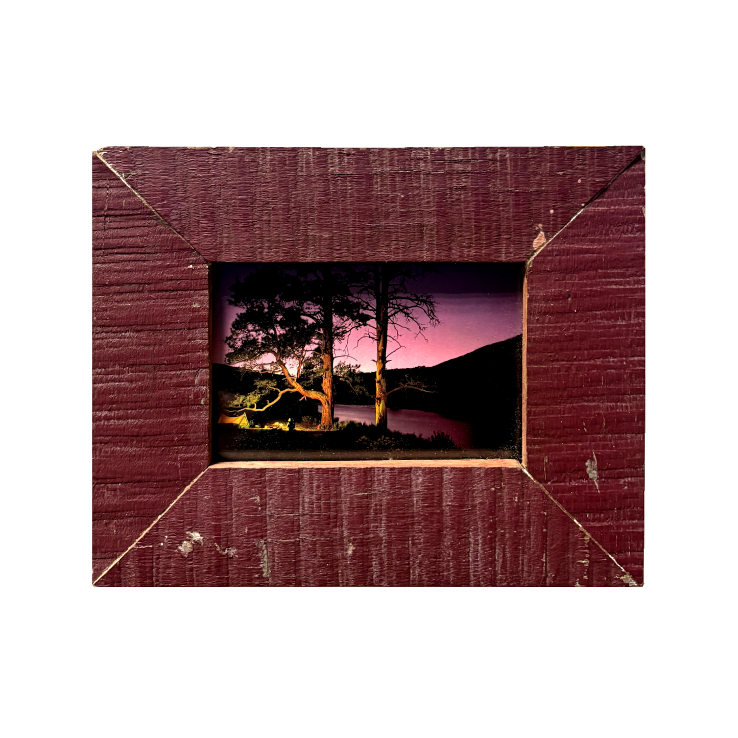 Cornice per foto 10x15 in legno viola