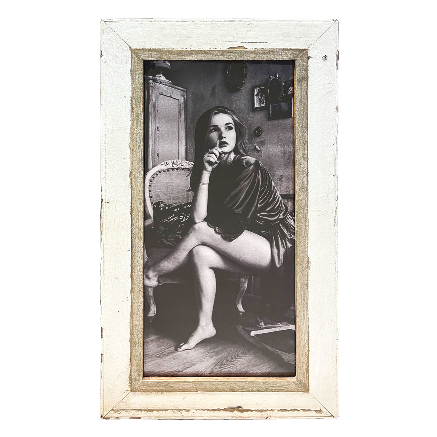 Cornice rettangolare 43×72 bianca Cape Best