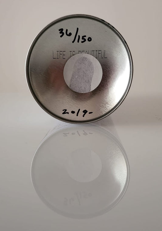 Fingerprint Mr Brainwash spray can Hulk