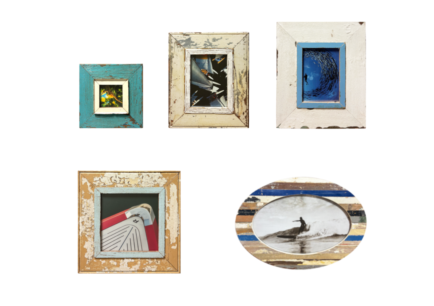Gallery wall stile Marinaro | 5 Cornici