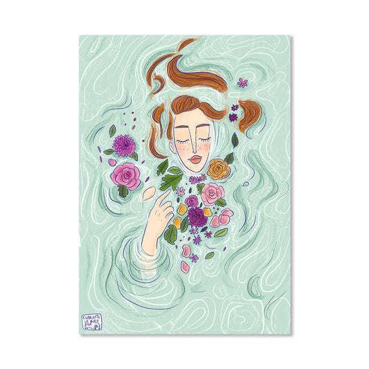 Illustrazione firmata Ophelia Charlotte LeBleu