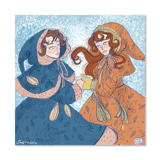 Opera 10x10 firmata numerata Illustratrice Italiana