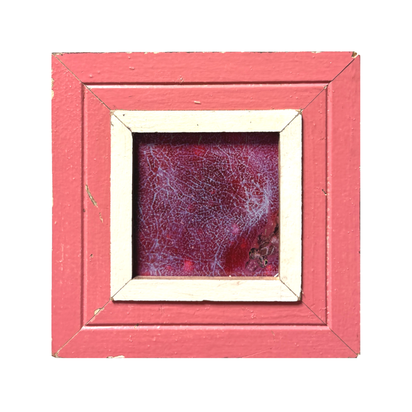 Portafoto rosa 28×28 per stampe quadrate