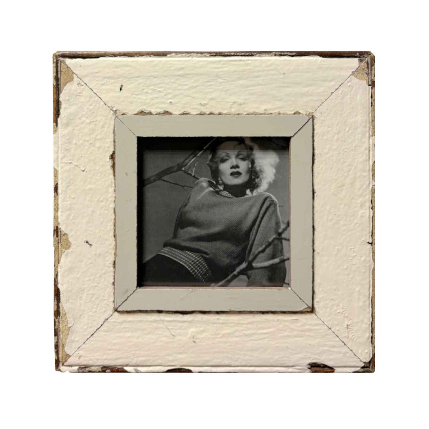 Quadro 28x28 in legno artigianale Cape Best