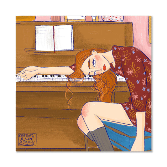 Stampa digitale Firmata Charlotte LeBleu