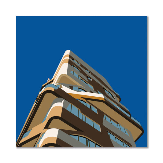 Stampa quadrata Zaha Hadid Apartments Elisa Puglielli Milano