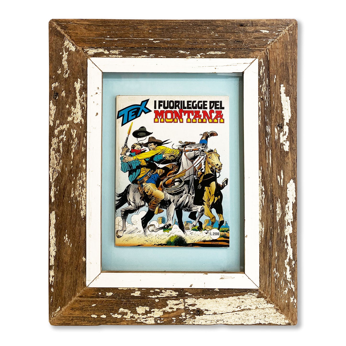 Tex 408 i Fuorilegge del montana originale in cornice