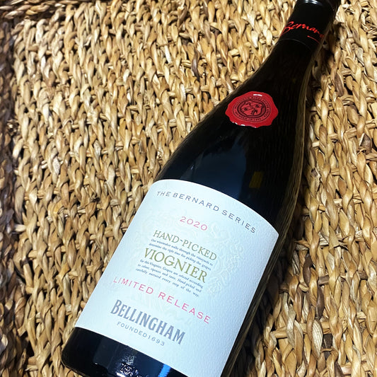 Vino sudafricano bianco Hand picked Viognier di Bellingham Wine Estate