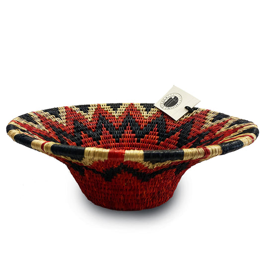 Ciotola grande realizzata a mano idea regalo ecosostenibile rossa