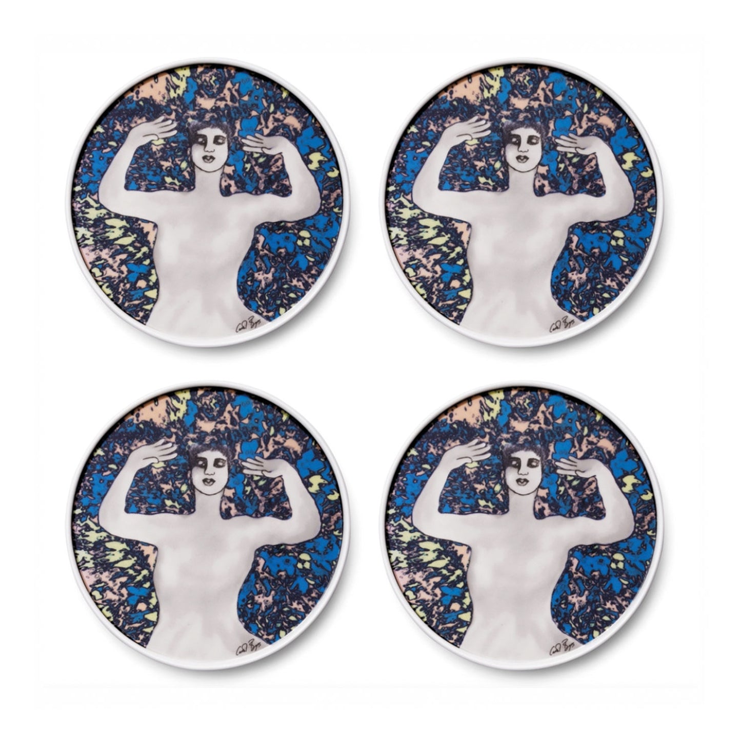 Set piattini dessert new bone china Carrol Boyes