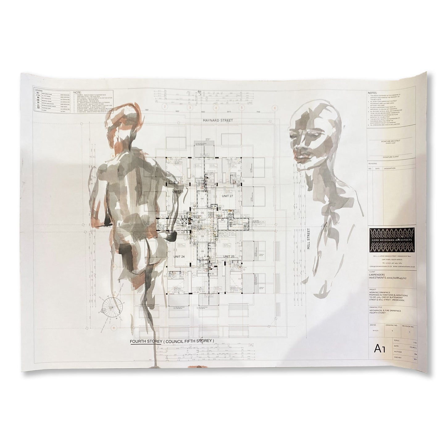 Opera d'arte dell'artista lisette, Cape Town. Idea regalo creativa e pezzo unico