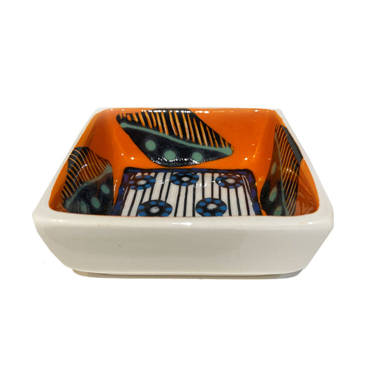 Ciotolina quadrata arancione ideale come idea regalo