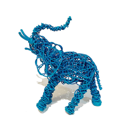 Elefante porta-fortuna in metallo