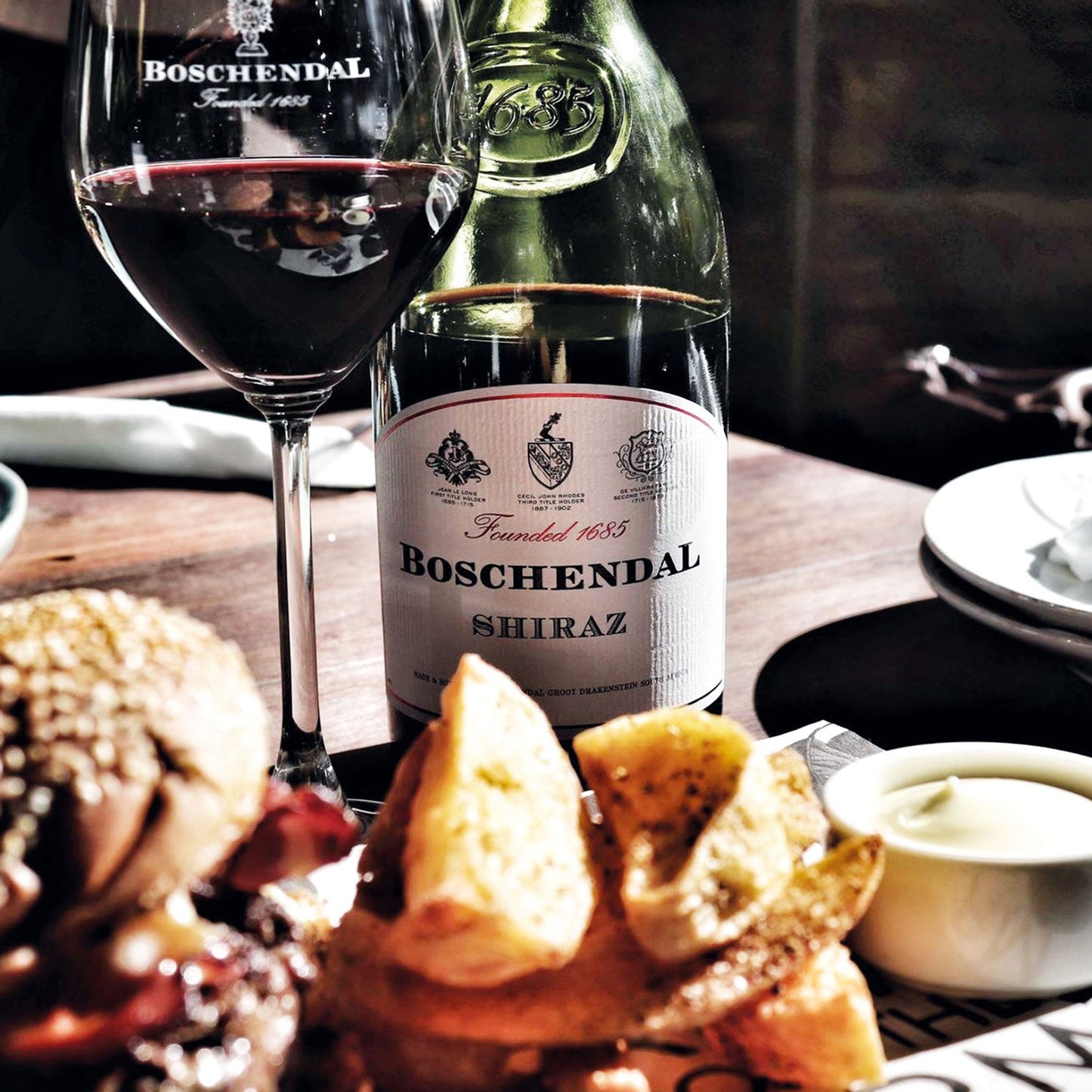 Syrah vino dal Sudafrica Boschendal Shiraz