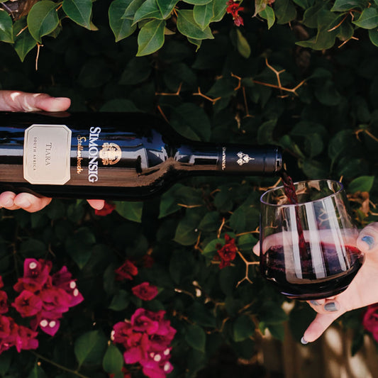 Blend rosso vino premiato Sudafrica Nuovo Mondo