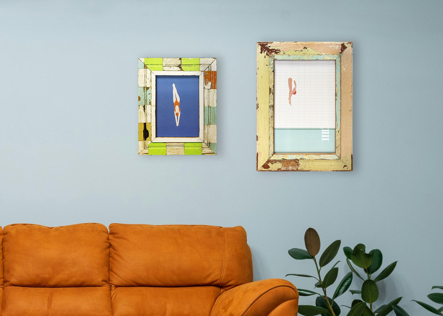 Illustrazioni Cinzia Franceschini in cornici in legno Cape Best