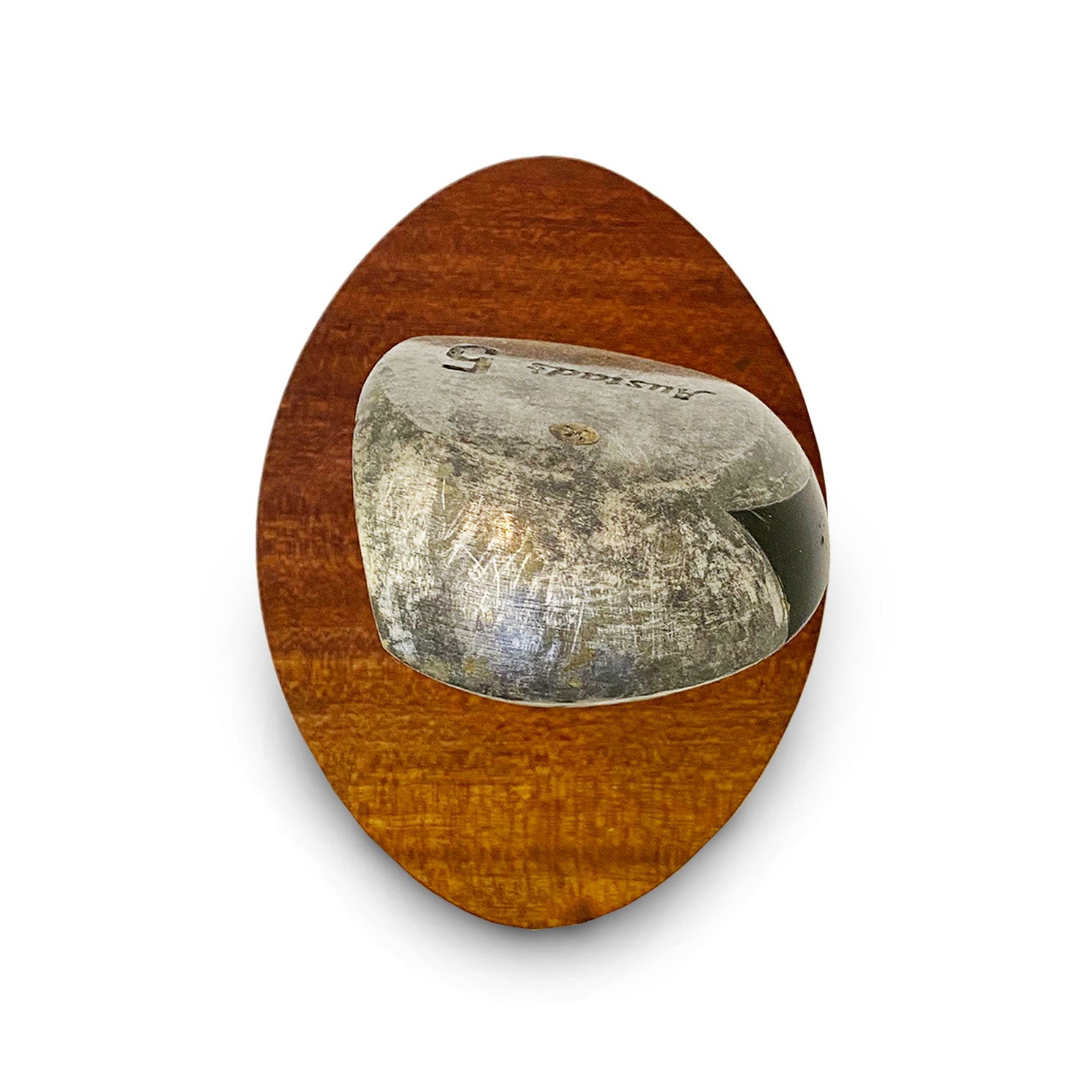 Appendiabiti pezzo unico da mazza da golf vintage sudafricana