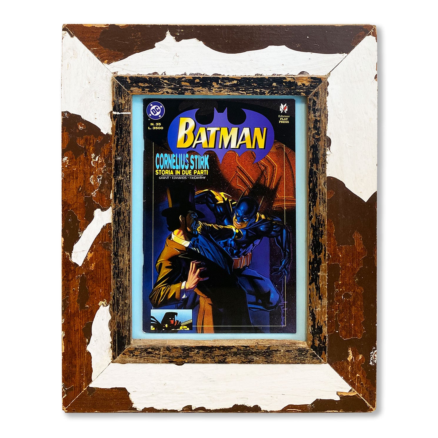 Cornice di design con inserito fumetto Batman