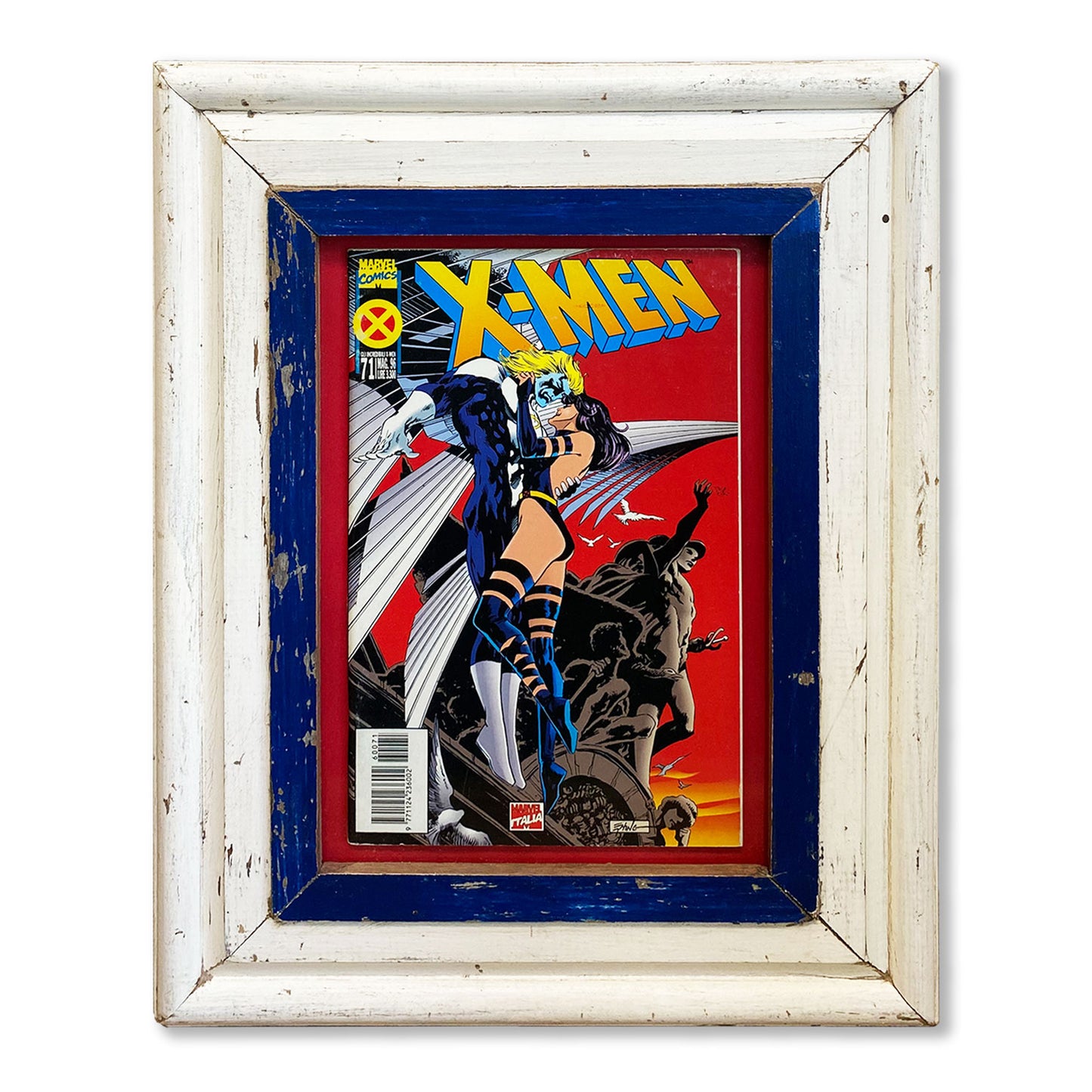 X-Men fumetto in cornice A4. Idea regalo per appassionati marvel San Valentino