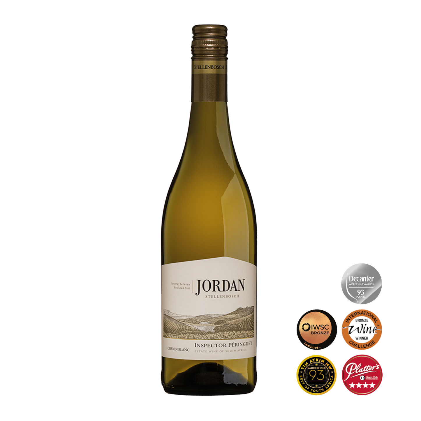 Vino premiato Inspector Péringuey Chenin Blanc bianco sudafricano