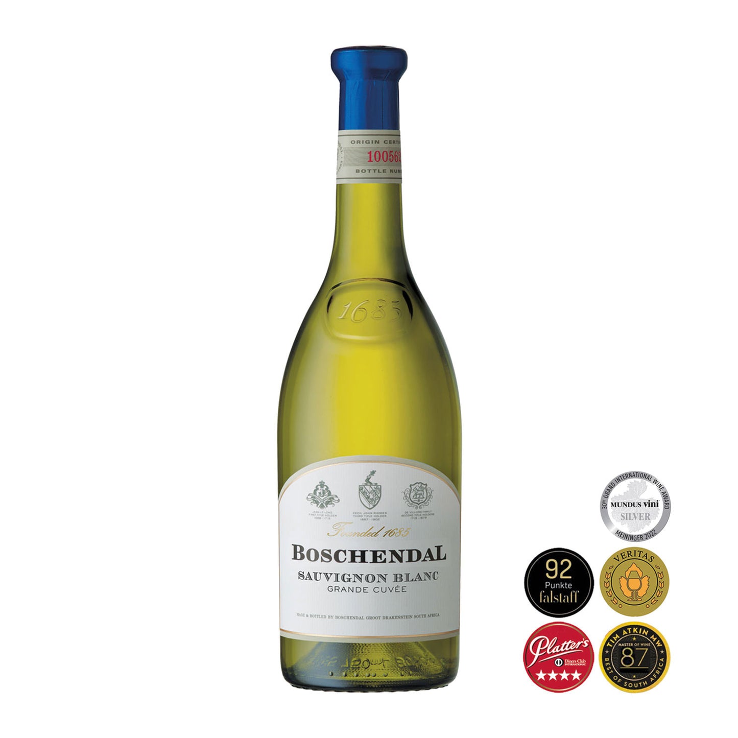 Sauvignon Blanc Grande Cvuée vino bianco fermo dal Sudafrica Boschendal