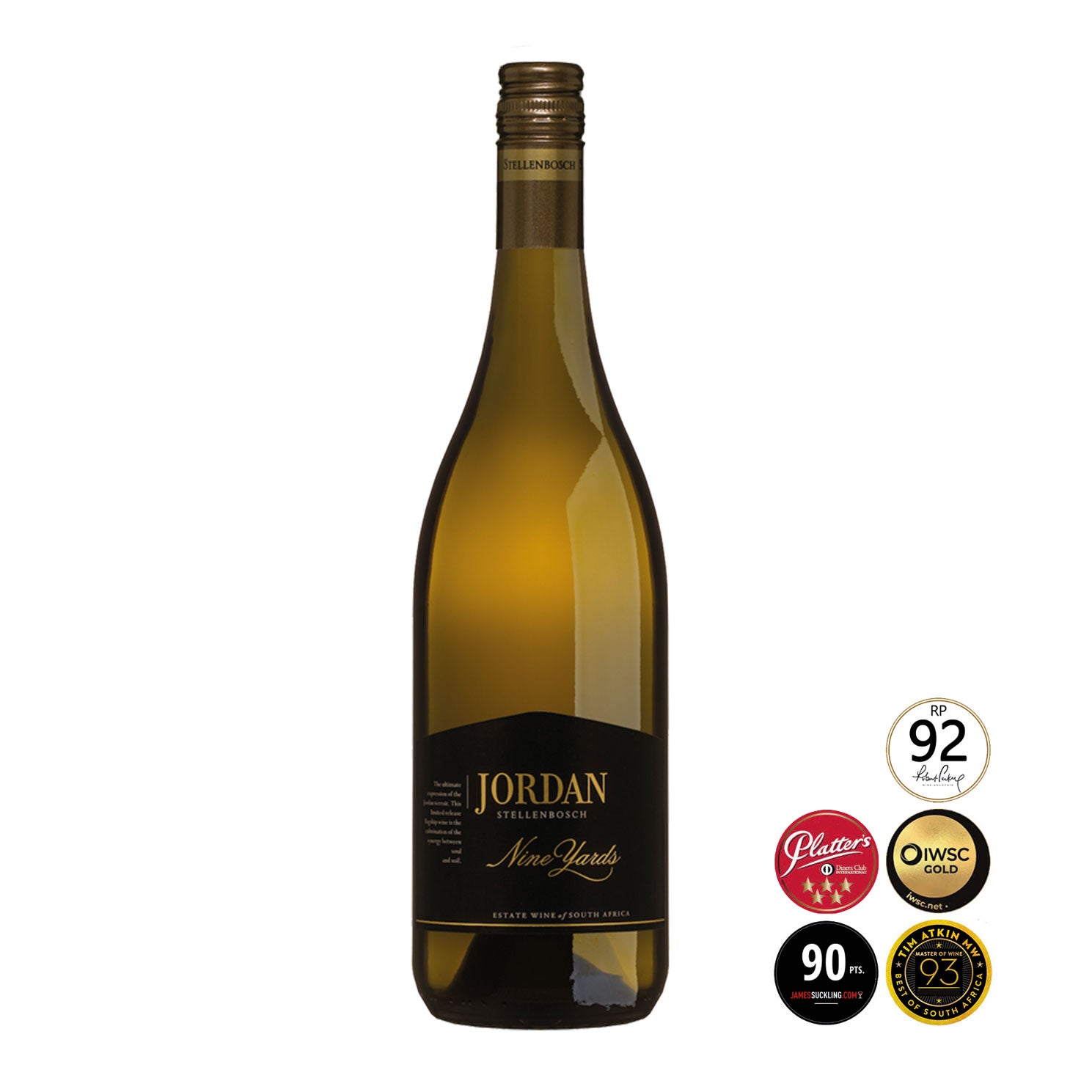 Vino premiato Nine Yard bianco sudafricano