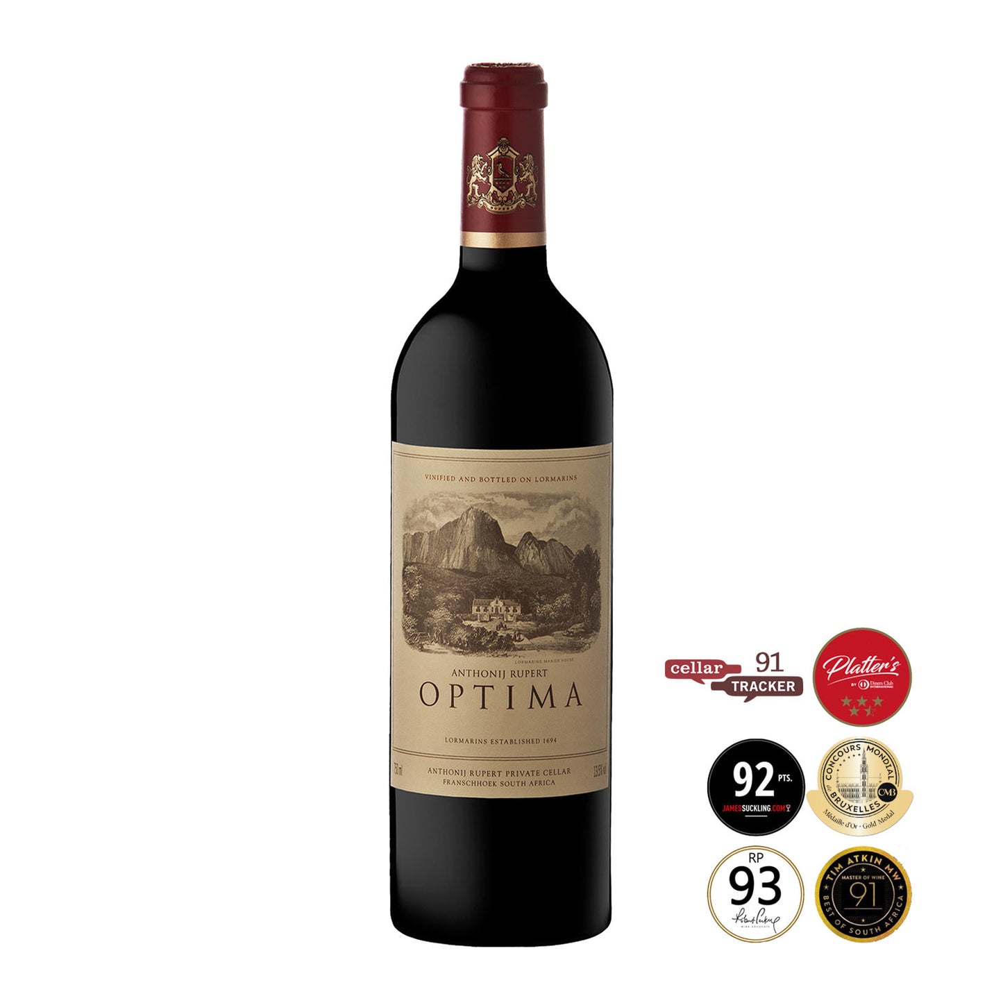 Blend vino rosso Sudafrica Anthonij Rupert Optima