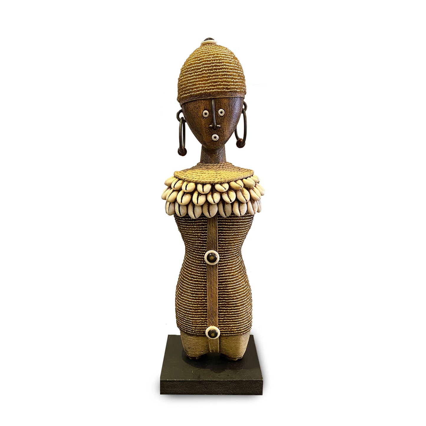 Namji doll oro realizzata a mano. Idea regalo unica per appassionati artigianato sudafricano