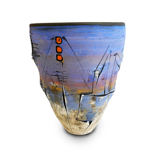 Vaso Opera artista ceramista sudafricano Andile Dyalvane.