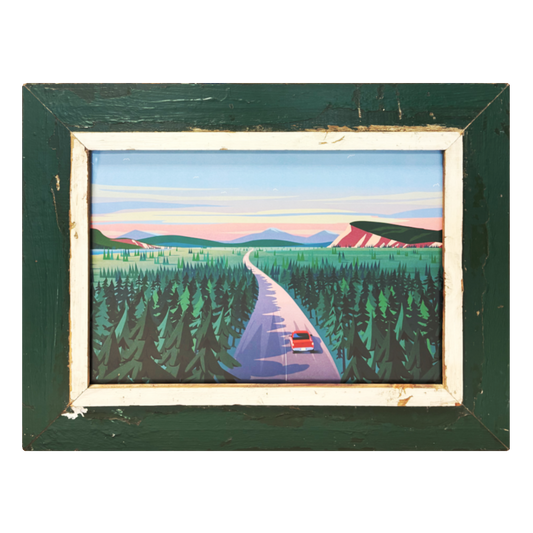 Cape Best Cornice Verde Illustrazione Giordano Poloni Viaggio A3