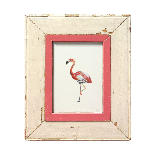 Cape Best Cornice con illustrazione numerata Fenicottero