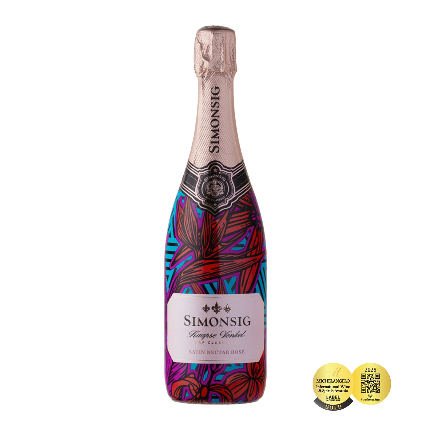 Kaapse Vonkel Satin Nectar Rosè 2023 - Simonsig