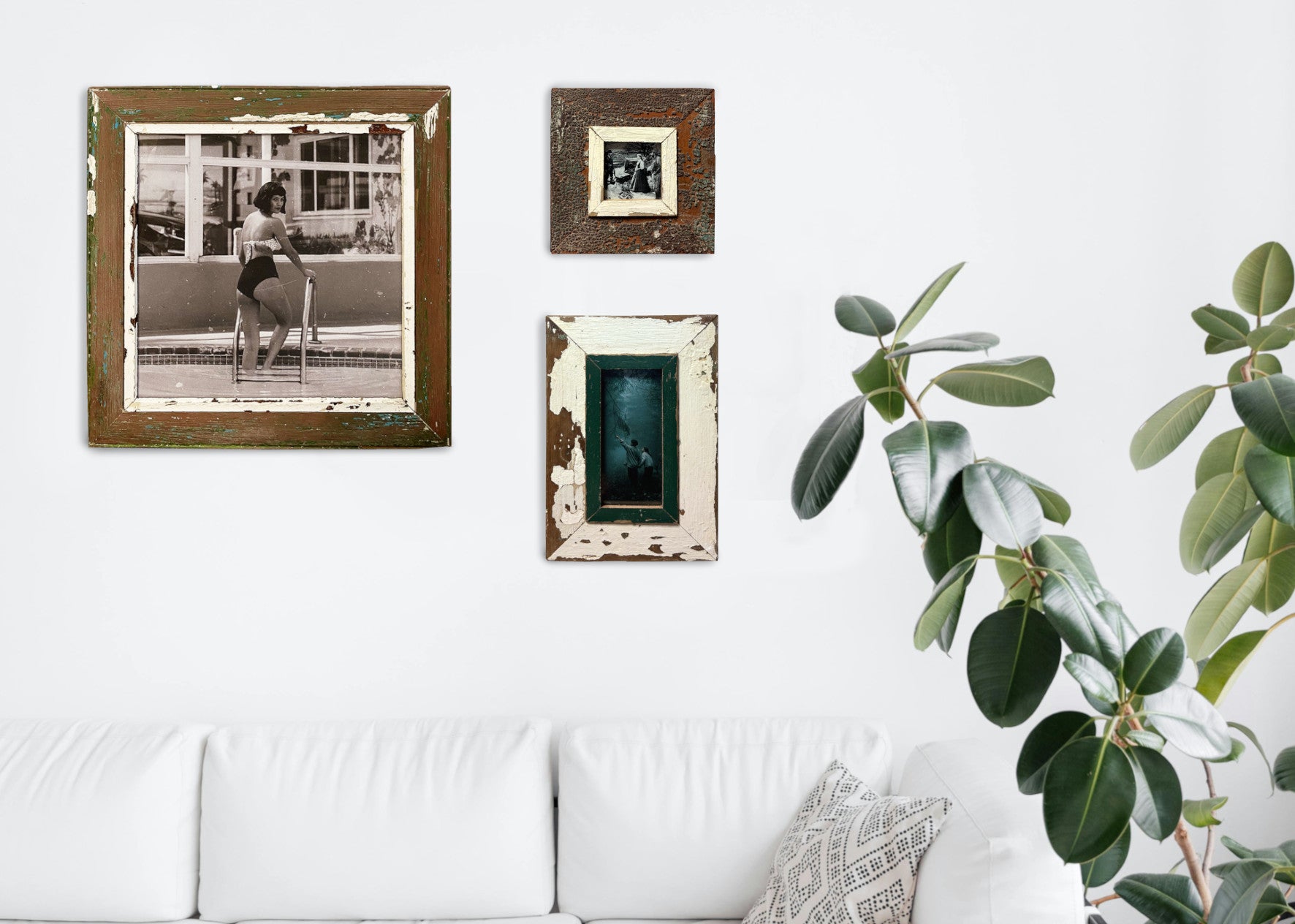 Cornici uniche per arredare le tue pareti. Colori neutri e legni naturali. Cape Best Milano