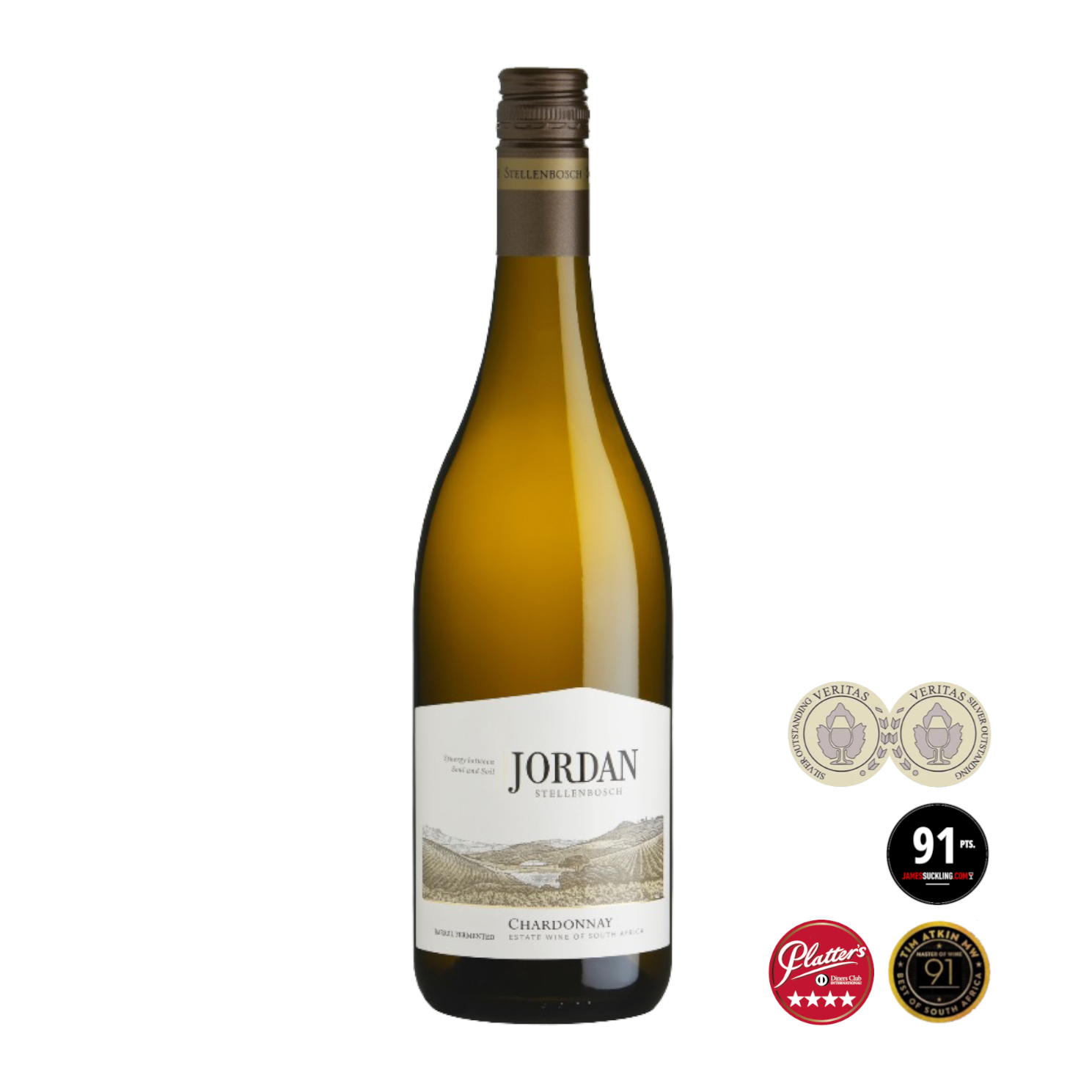 Chardonnay migliore Sudafrica Jordan Wine Estate