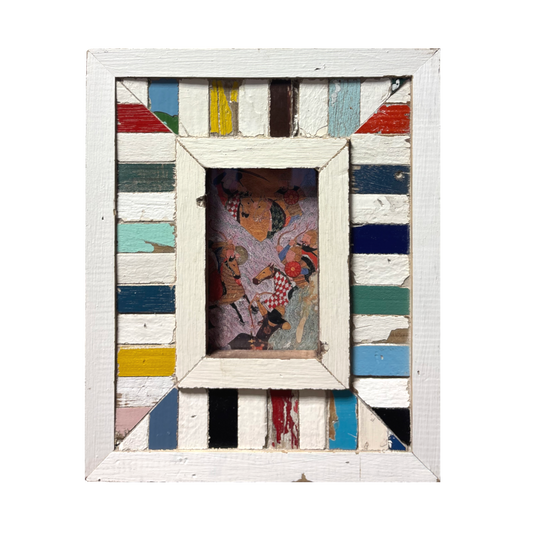 Cornice multicolore mosaico A6