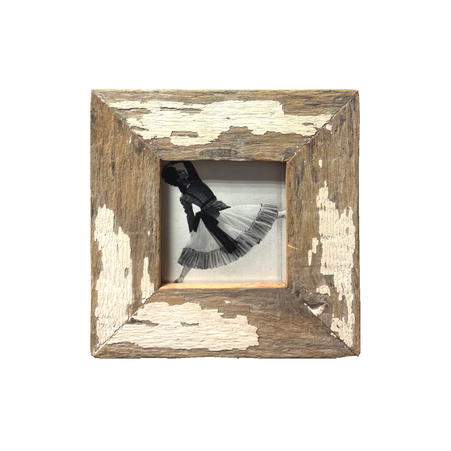 Cornice 18x18 in legno recuperato