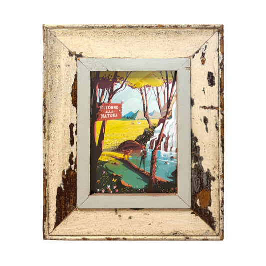 Cornice Cape Best Ritorno alla Natura Illustrazione A5