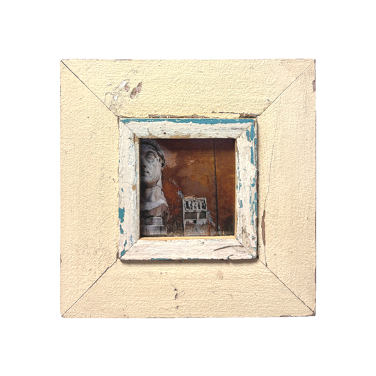 Cornice Crema in legno antico