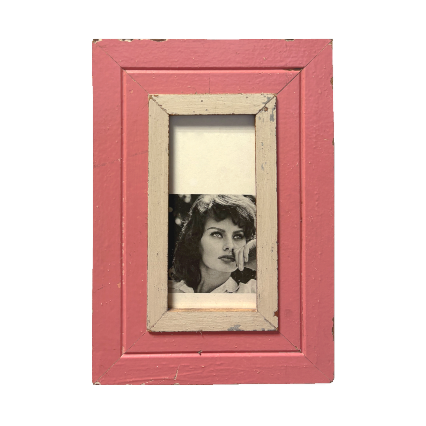 Cornice Rosa con foto Sofia Loren