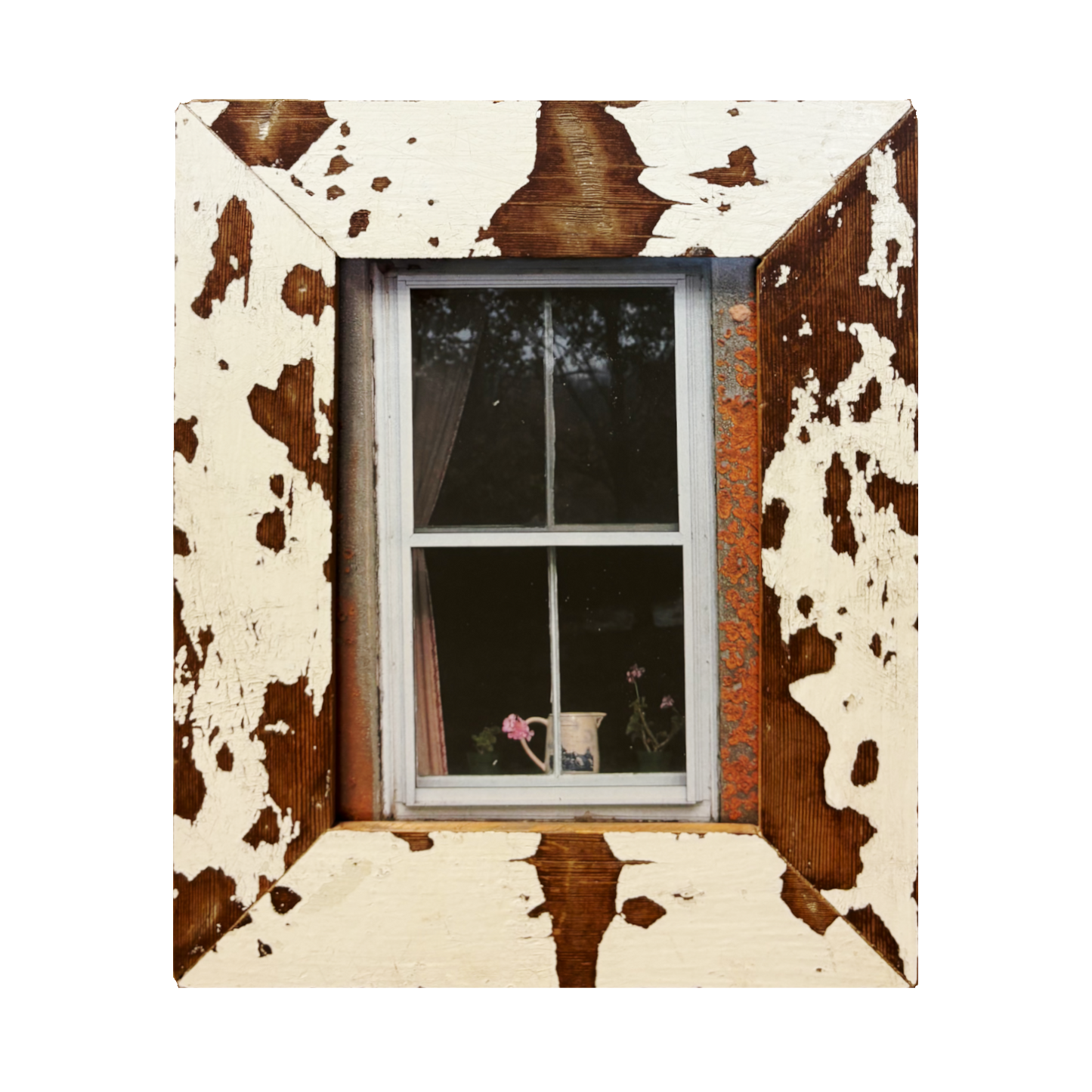 Cornice bianca "La finestra sul cortile" 23 × 28 cm