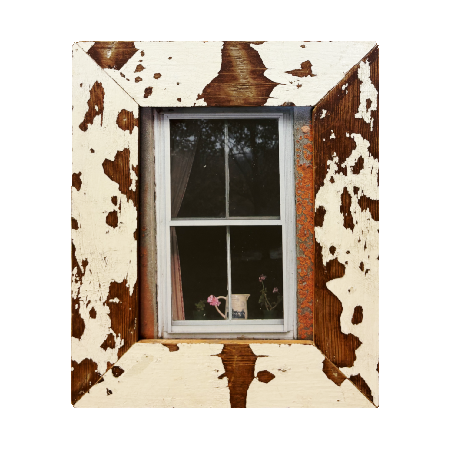 Cornice bianca "La finestra sul cortile" 23 × 28 cm